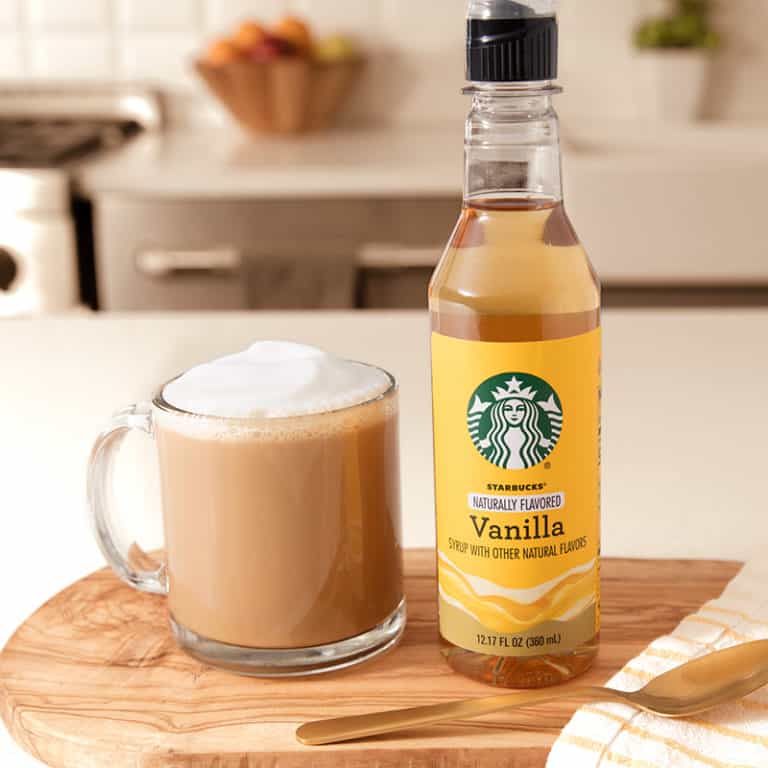 calories starbucks vanilla syrup