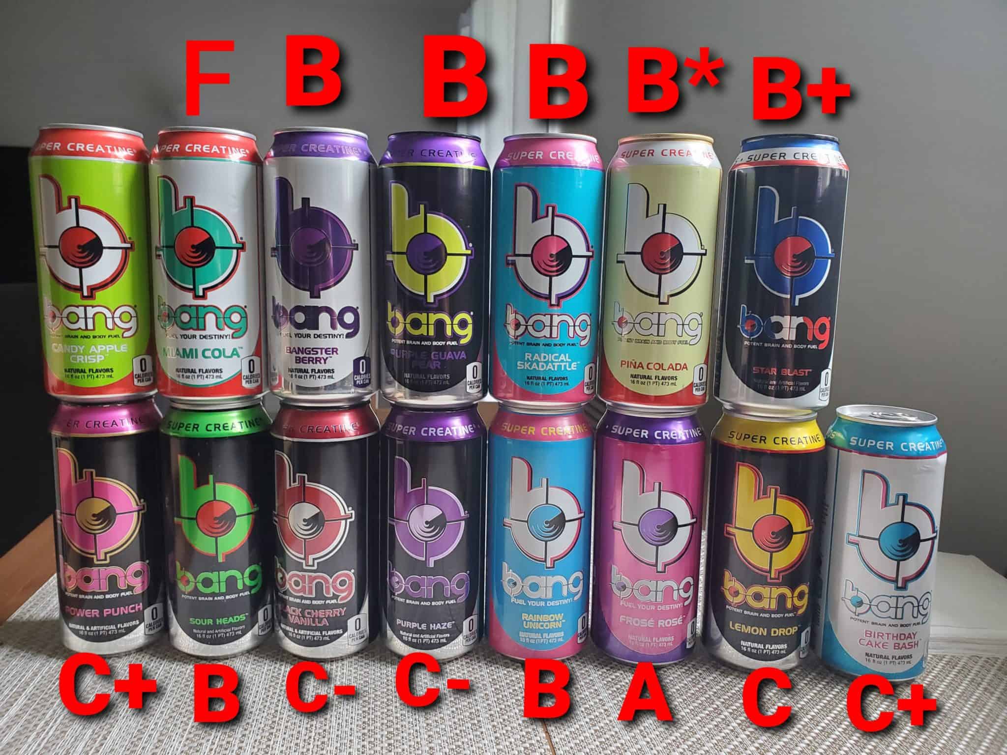 bang energy drink flavors ranked